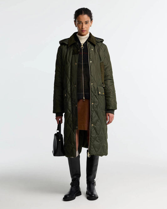 Barbour Rudson vattert jakke Oliven