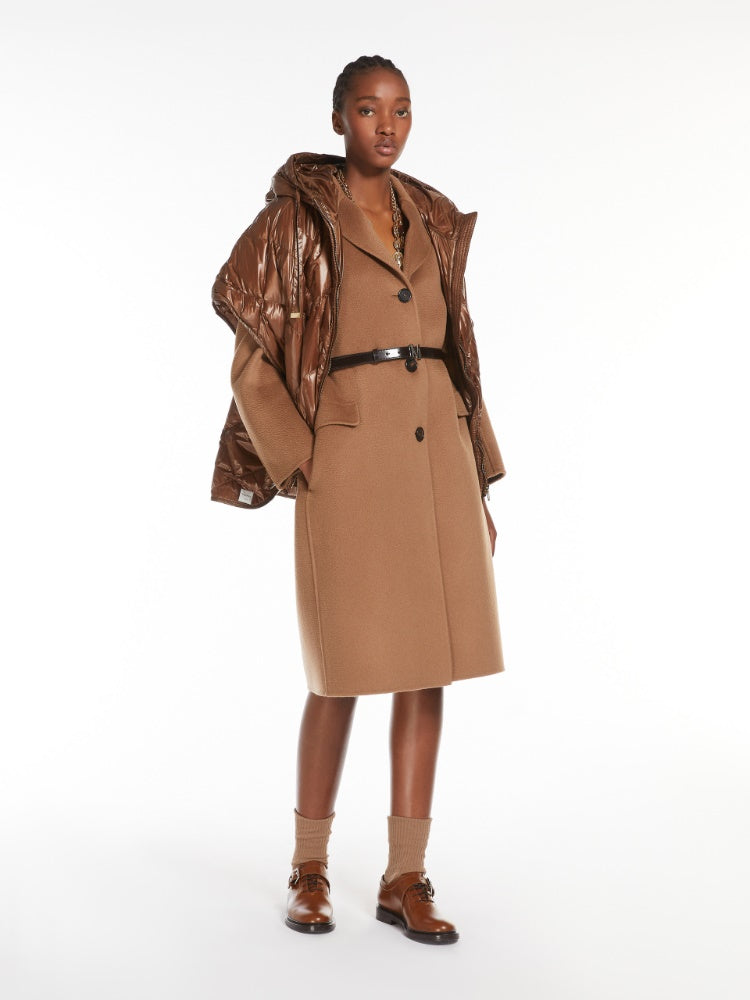 Max Mara The Cube Albi vannavvisende Canvas Cape Camel