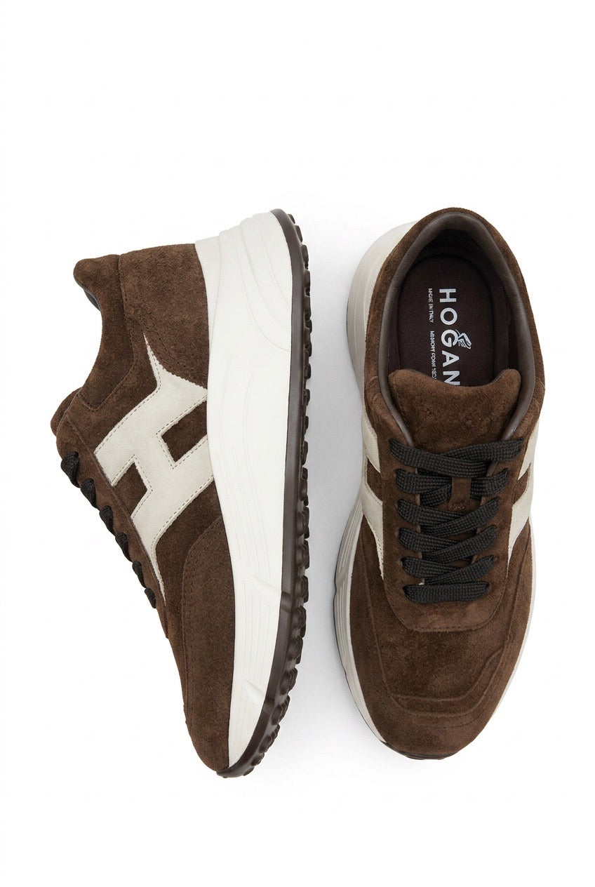Upper Rubber Shoes Brown
