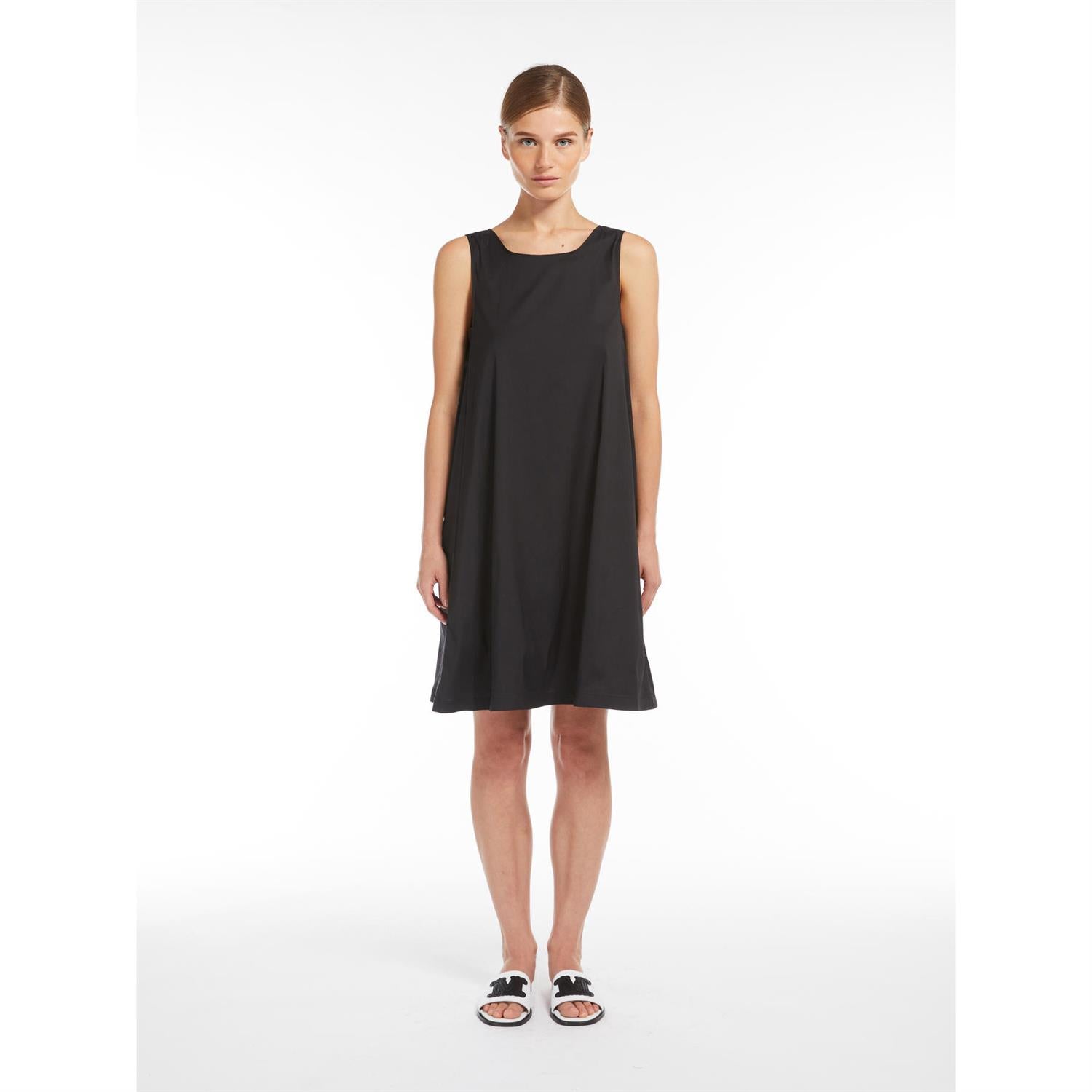 Max Mara Beachwear Campale Poplin A-line dress Sort - ZhosLaila