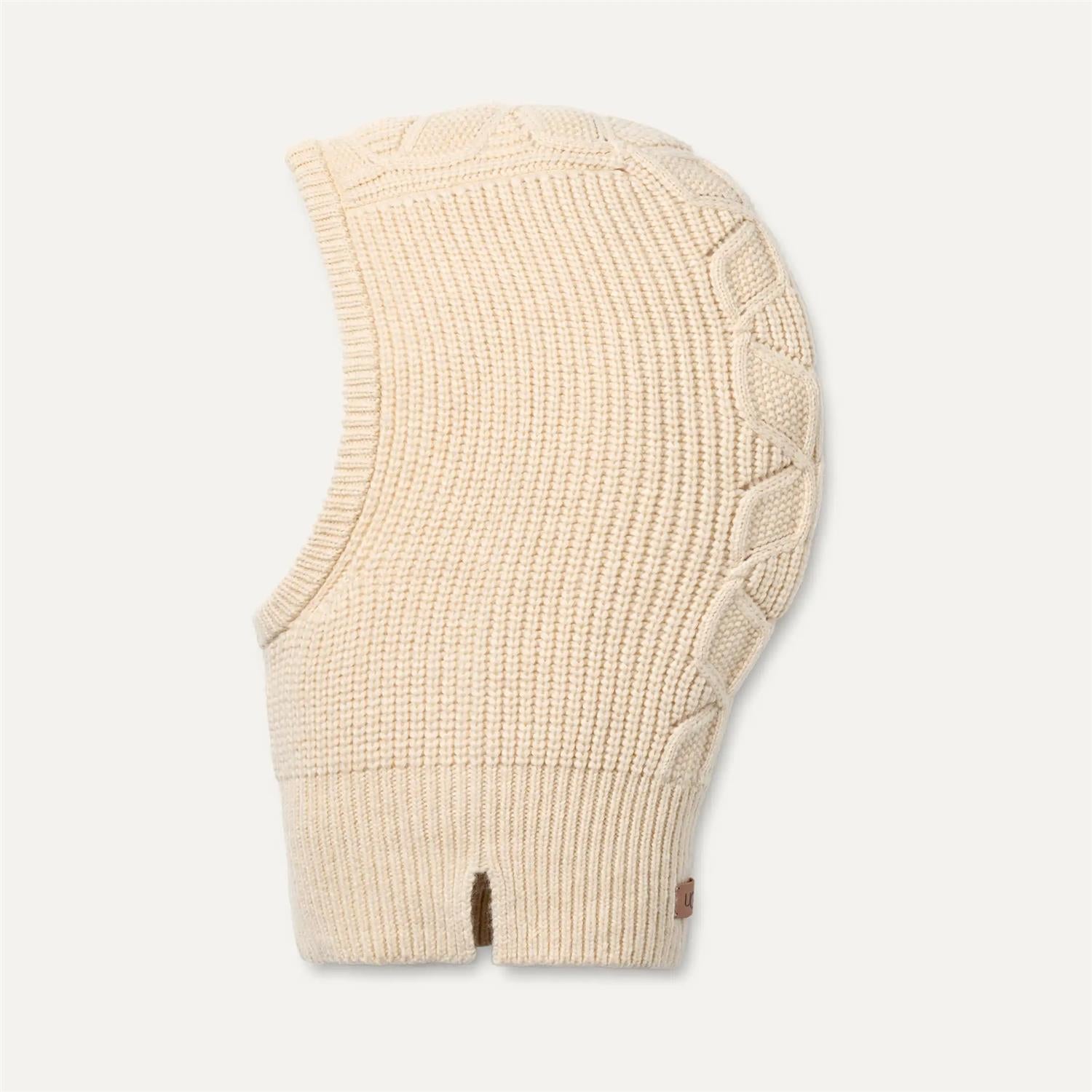 UGG Kvinners Kabel Balaclava Off-White - ZhosLaila