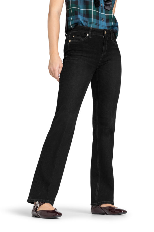 Cambio Paris Flared stretch jeans 360 Sort