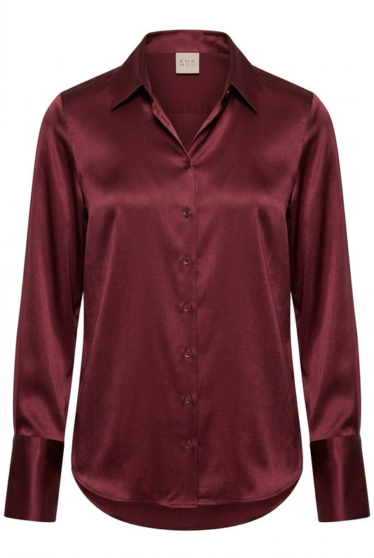 Ema Nou New Voyage skjortebluse Burgunder