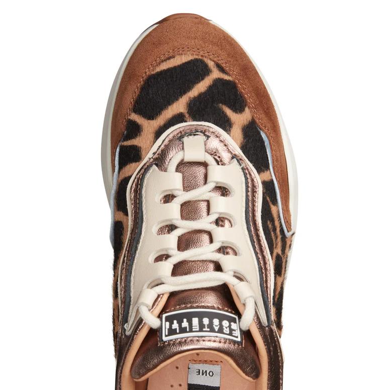 Masai Natur Sneakers i stoff og skinn