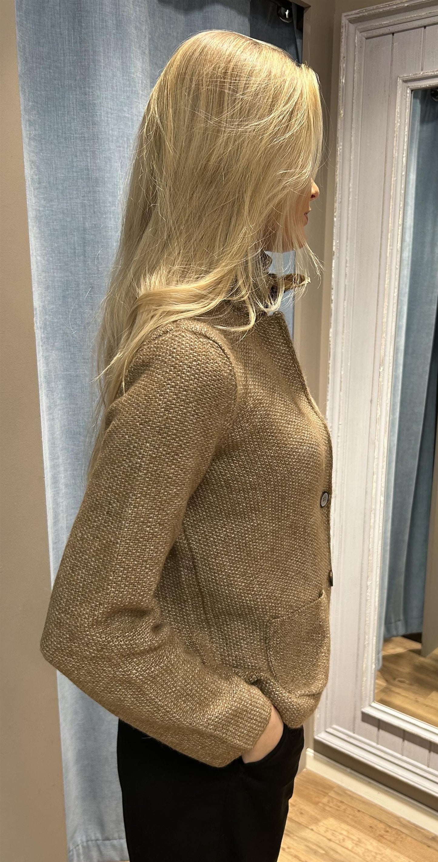 Gran Sasso Chicco strikke jakke Beige