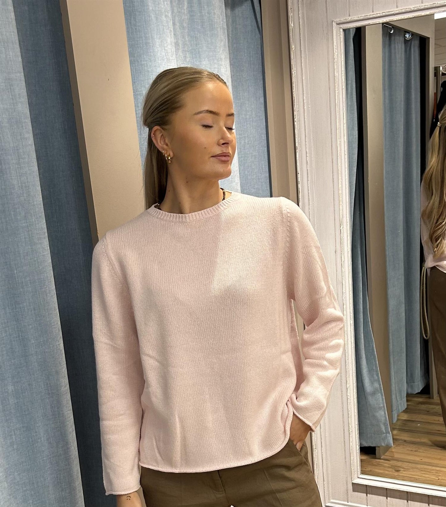 Allude Annie genser Lys Rosa