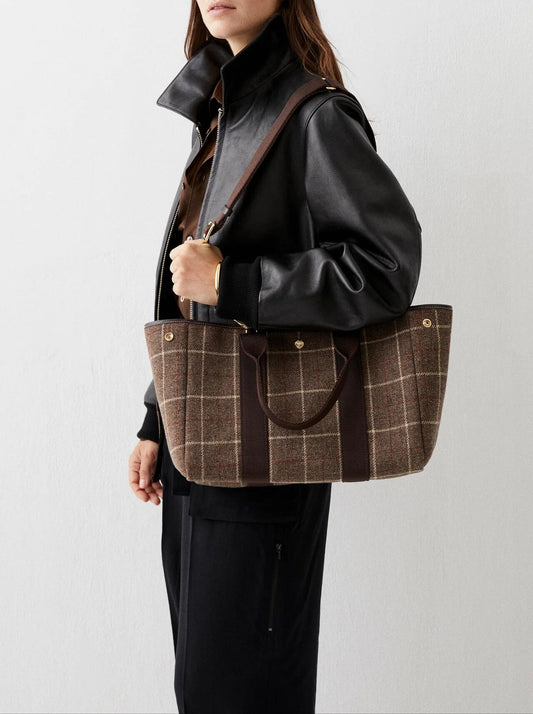 Rue de Verneuil Traversee M Jakt Tweed Brun