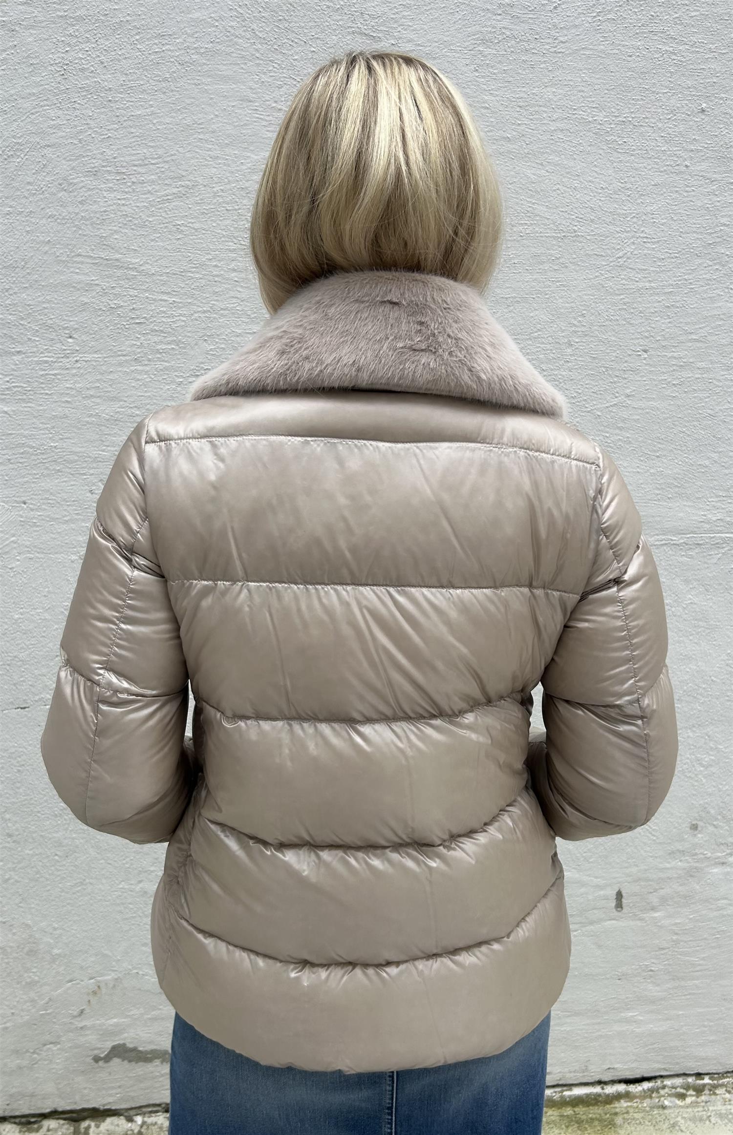 Herno Chantilly jakke Lys Beige - ZhosLaila