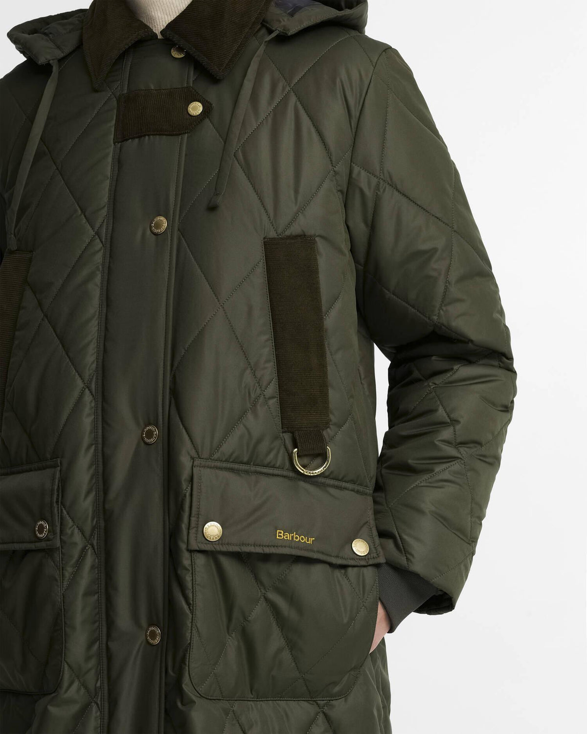 Barbour Rudson vattert jakke Oliven
