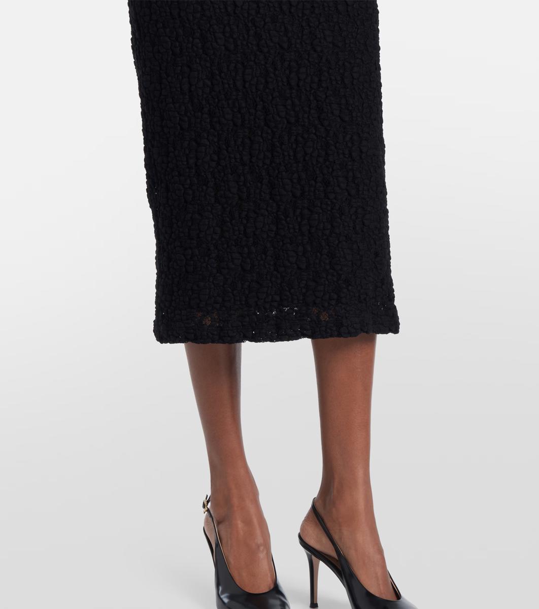 Max Mara Luciana Elegant stroppeløs midikjole
