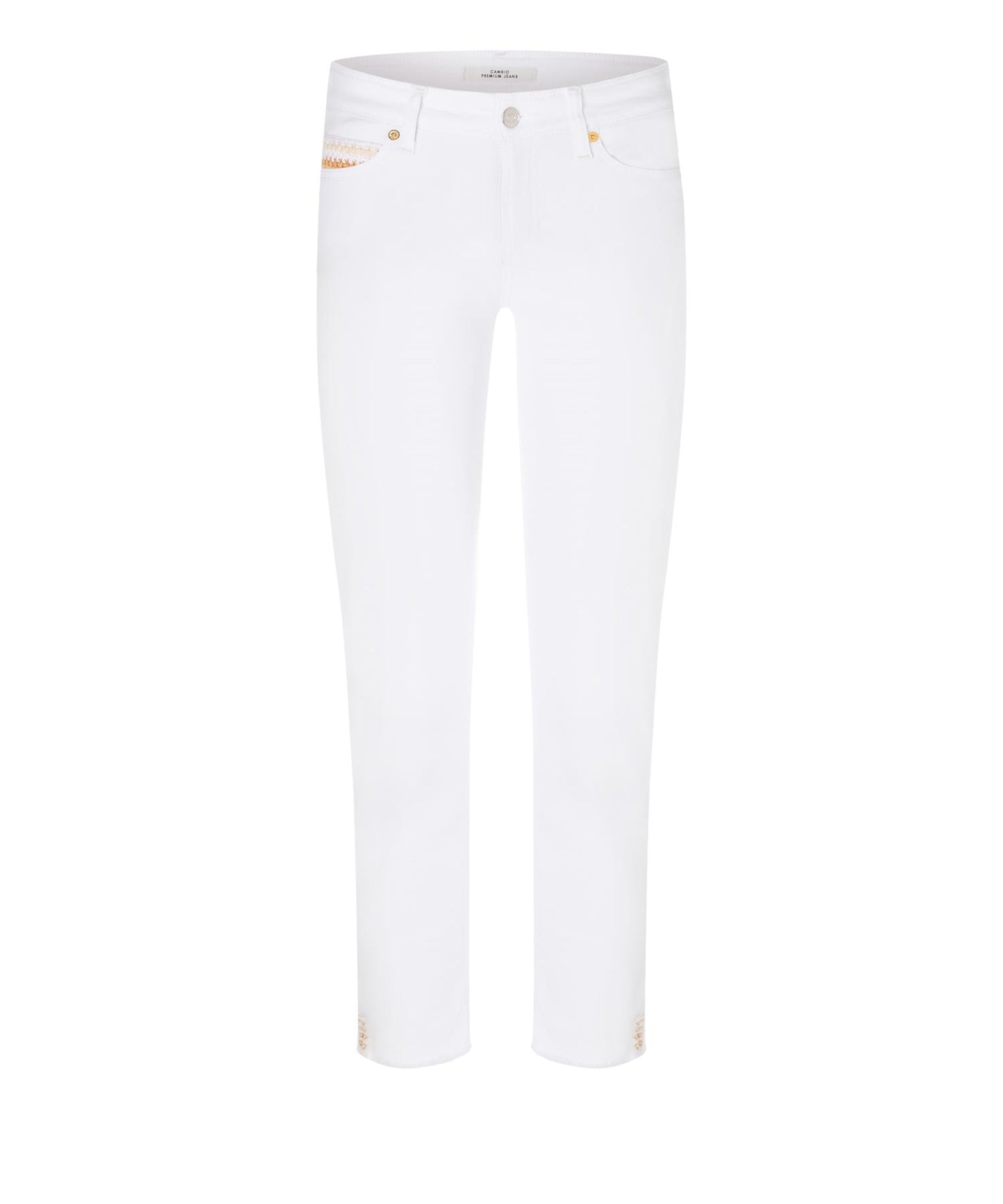 Cambio Piper short bukse Hvit