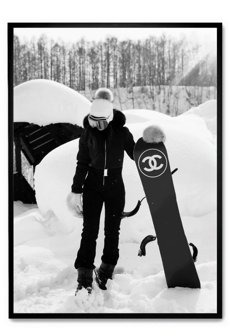Chanel Snow Board H94 x B74cm - ZhosLaila