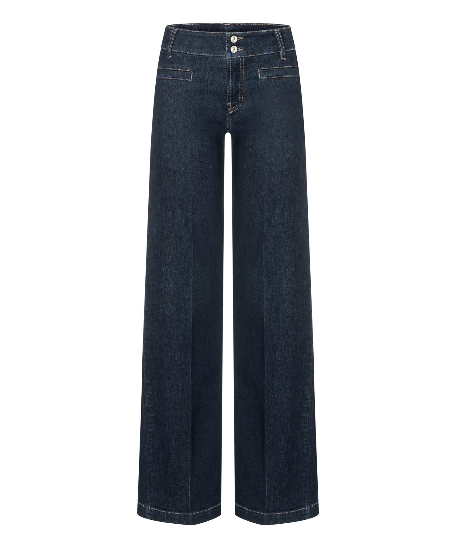 Cambio Tess Lefthand dark jeans Mørkeblå - ZhosLaila