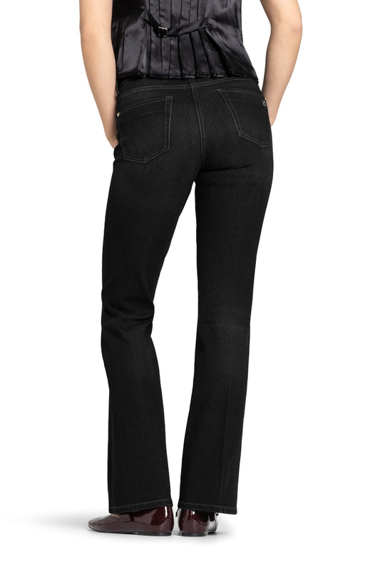 Cambio Paris Flared stretch jeans 360 Sort