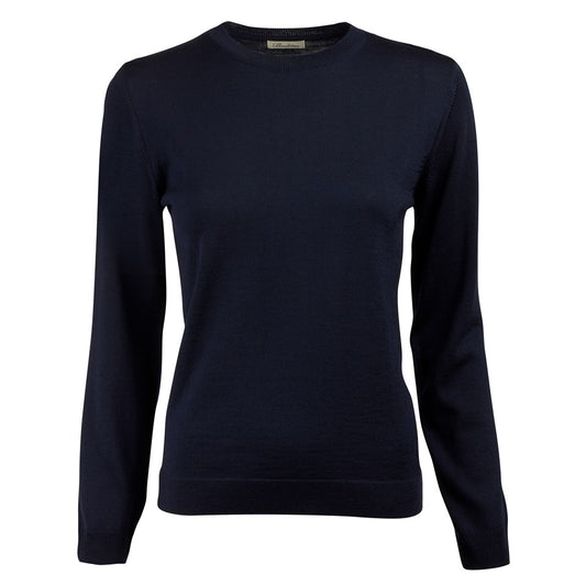 Signe Navy Merino Crew Neck