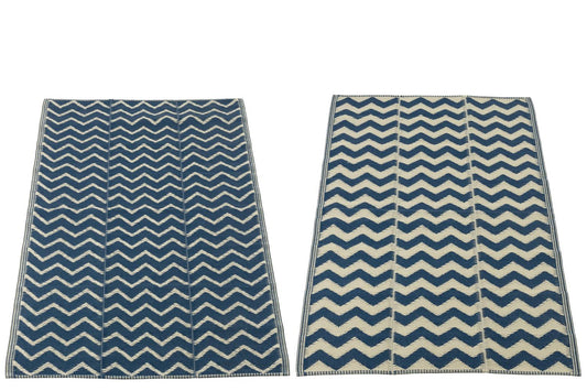 Beach Mat Ola Amor blå bunn