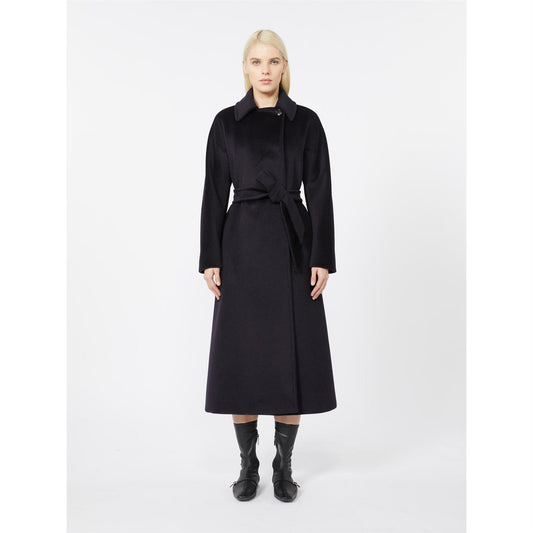 Max Mara Tenzone lang kåpe Navy
