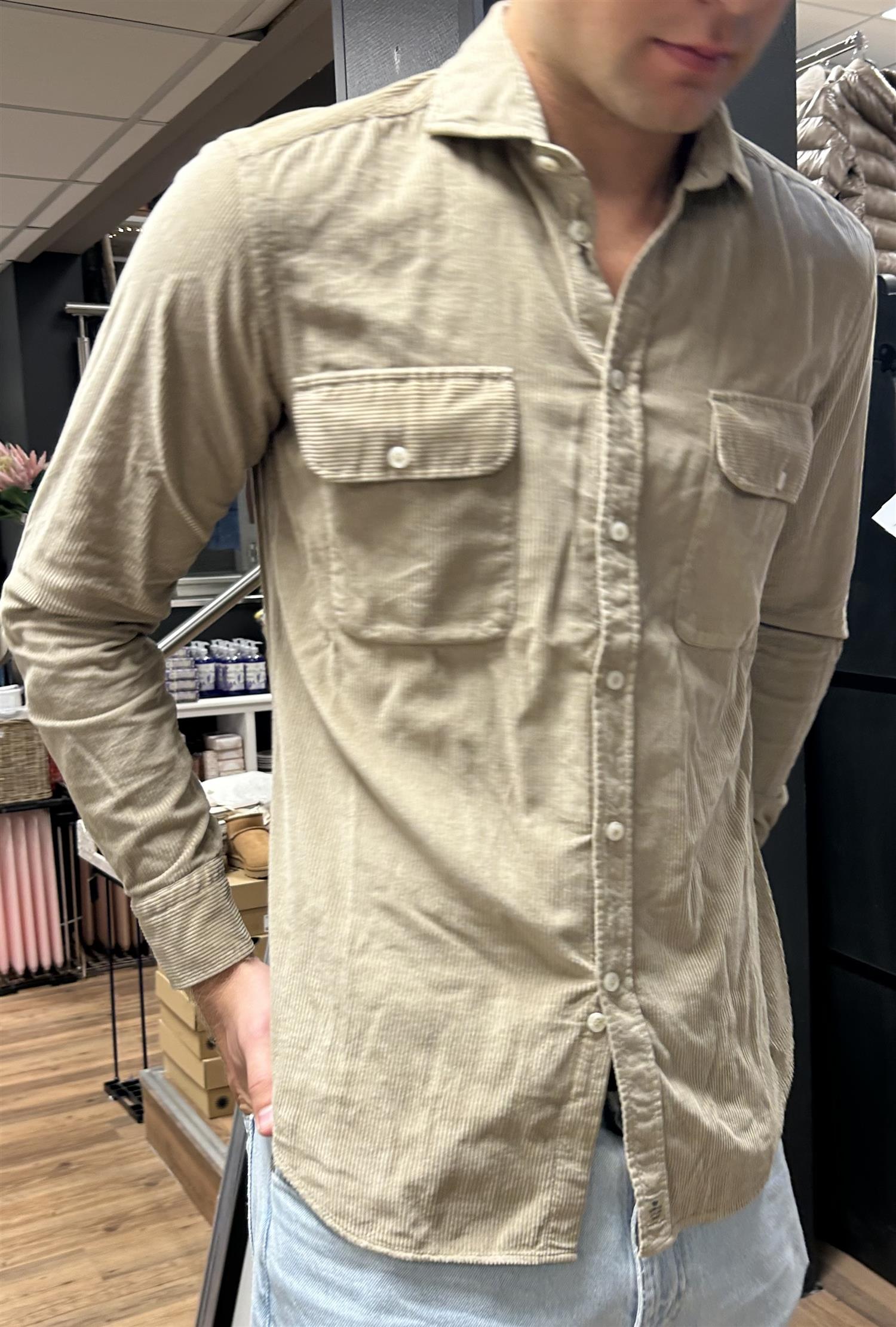 Sonrisa Jersey skjorte Beige - ZhosLaila