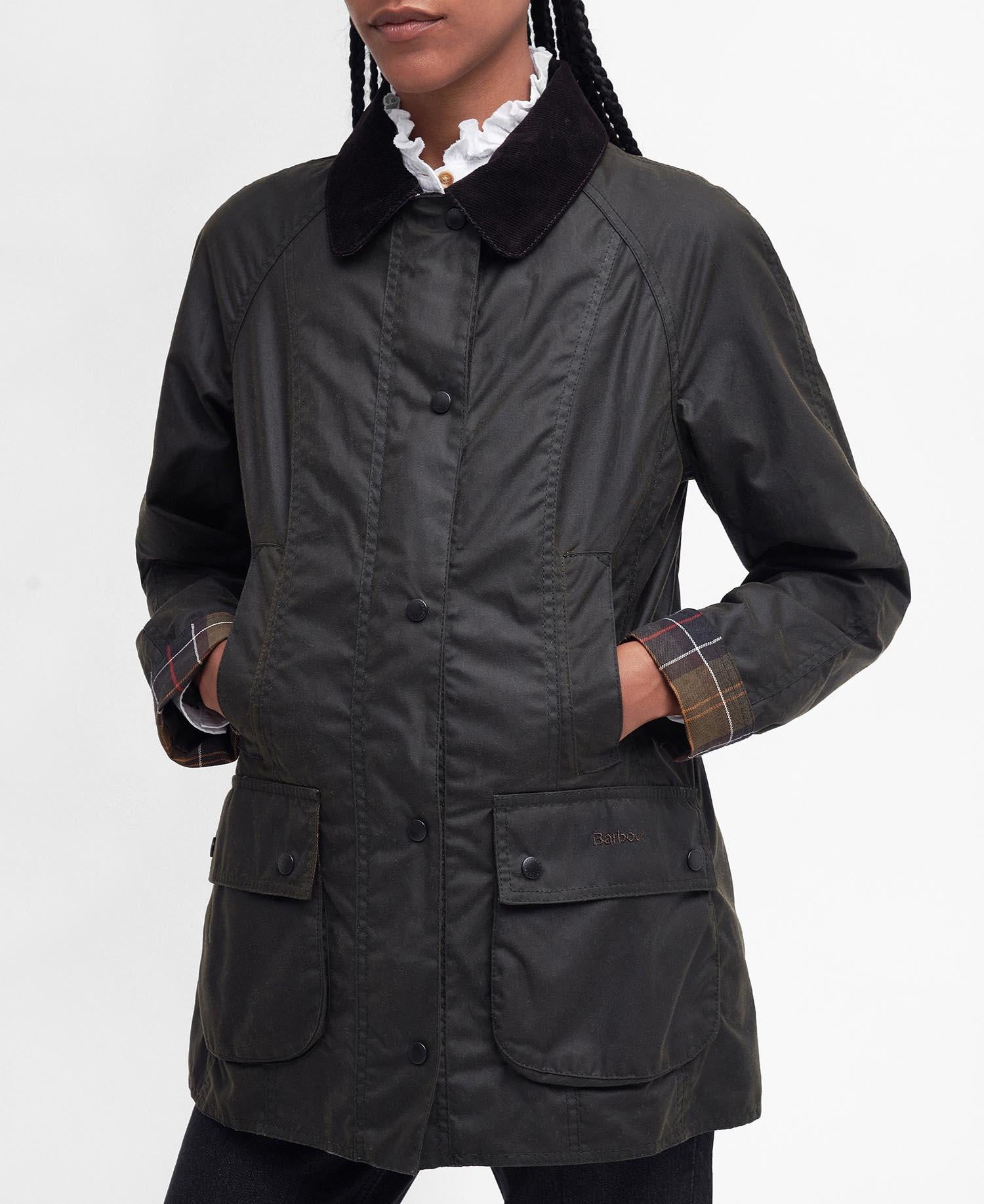 Barbour Beadnell® vokset jakke Oliven - ZhosLaila