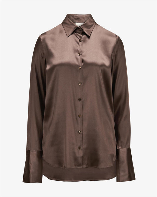 Ema Nou New Voyage skjortebluse Brun