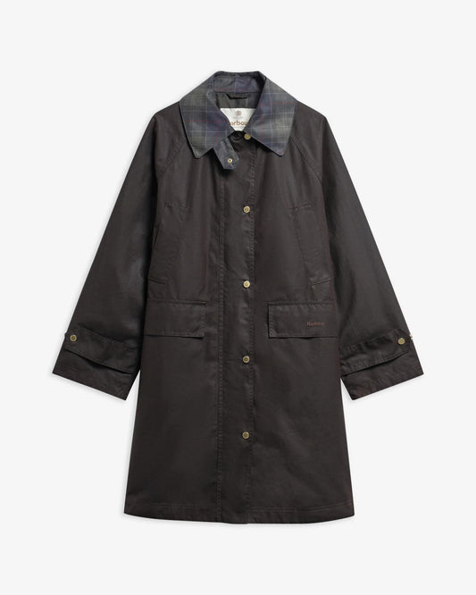 Barbour Agatha Agatha Vokset jakke Brun