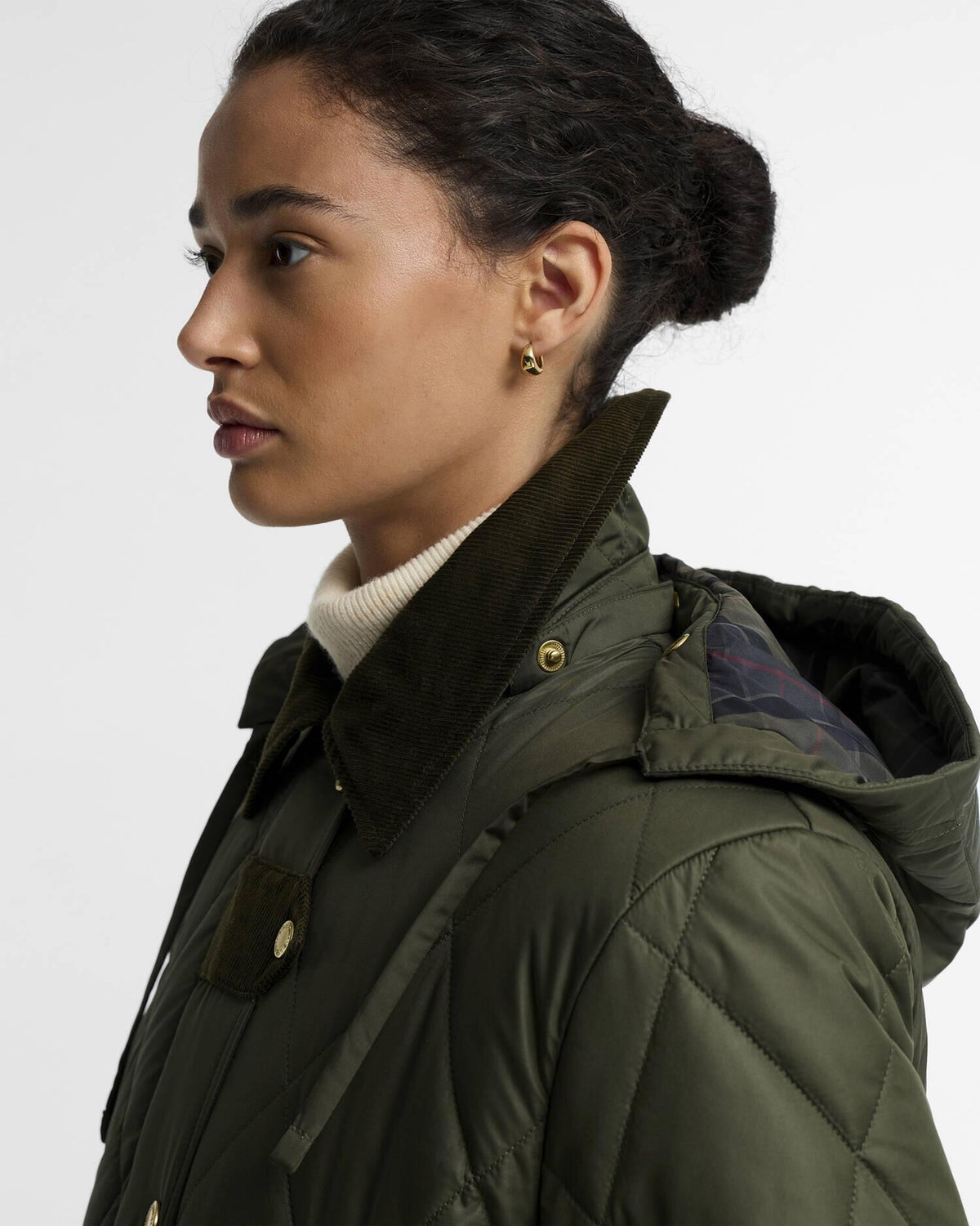 Barbour Rudson vattert jakke Oliven