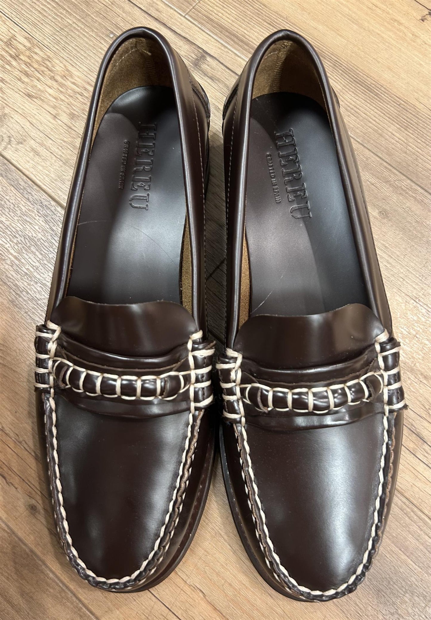 Hereu London Slip-on loafer Brune - ZhosLaila