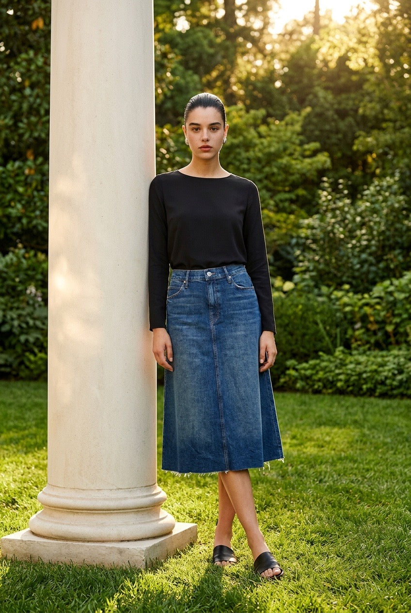 The Circle Midi Fray