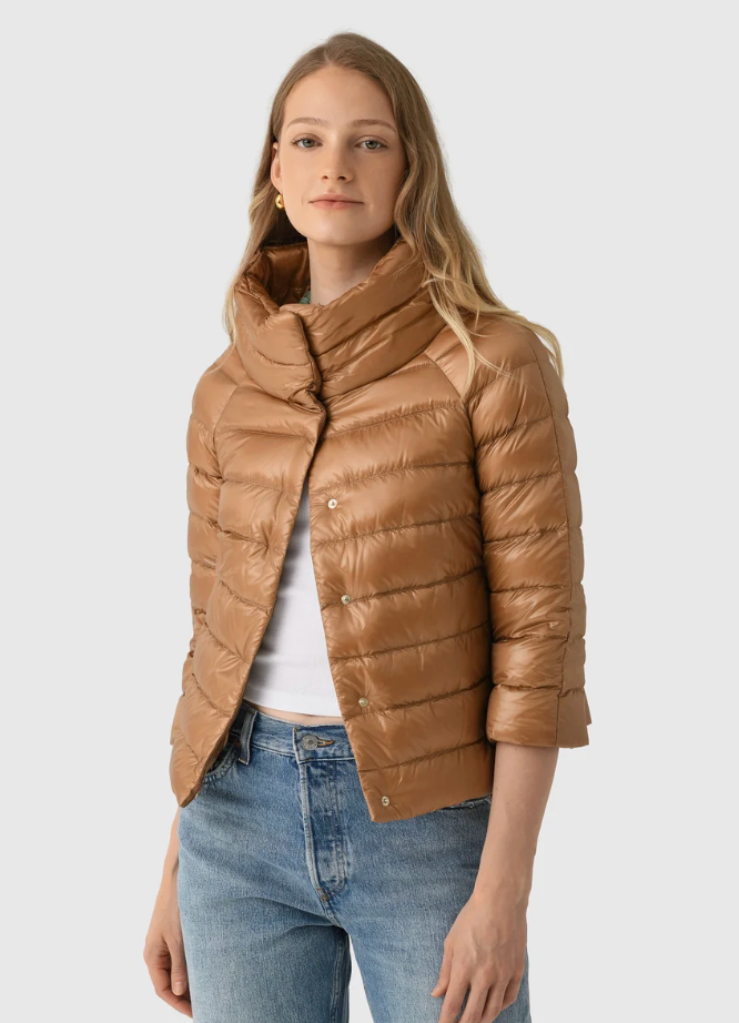 Herno Sofia dunjakke Camello