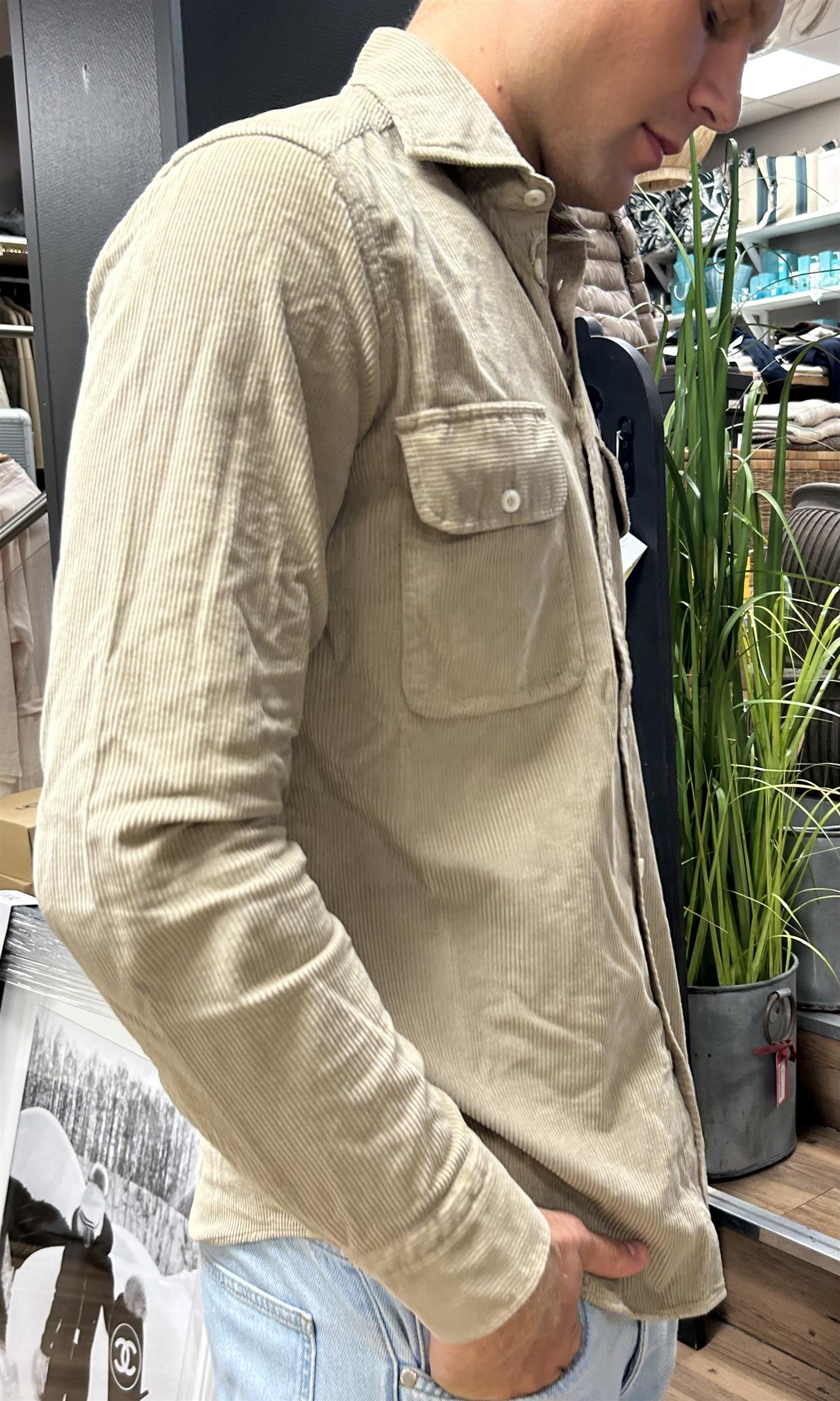 Sonrisa Jersey skjorte Beige - ZhosLaila