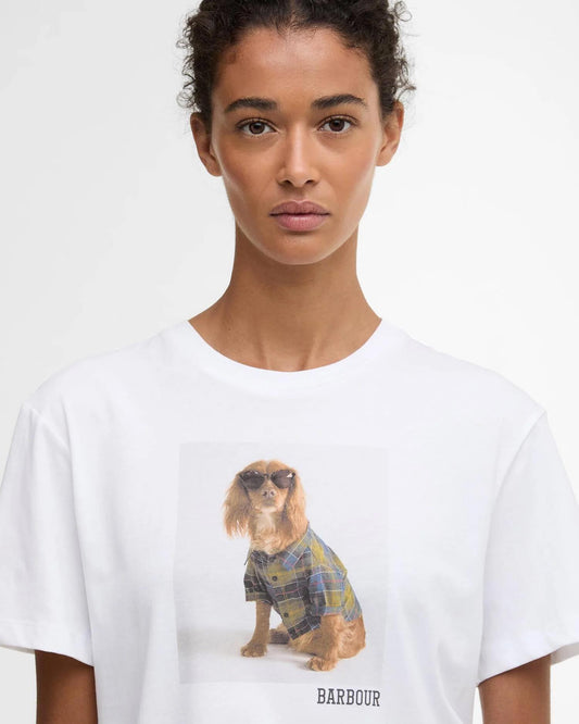 Barbour Marine T-skjorte Hvit