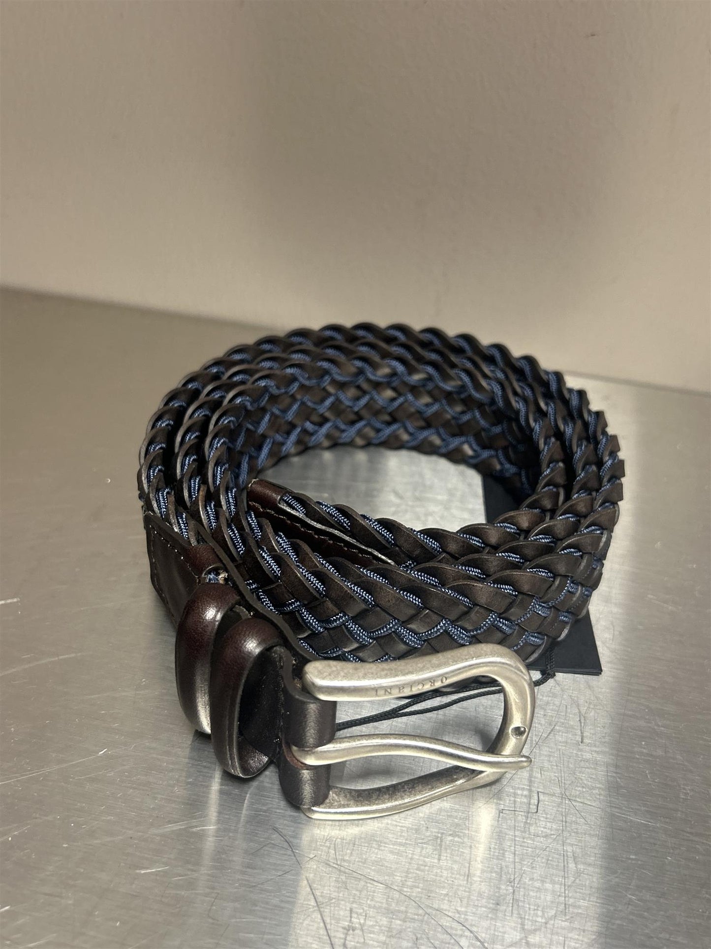 Town skinnbelte 3,5cm Brun