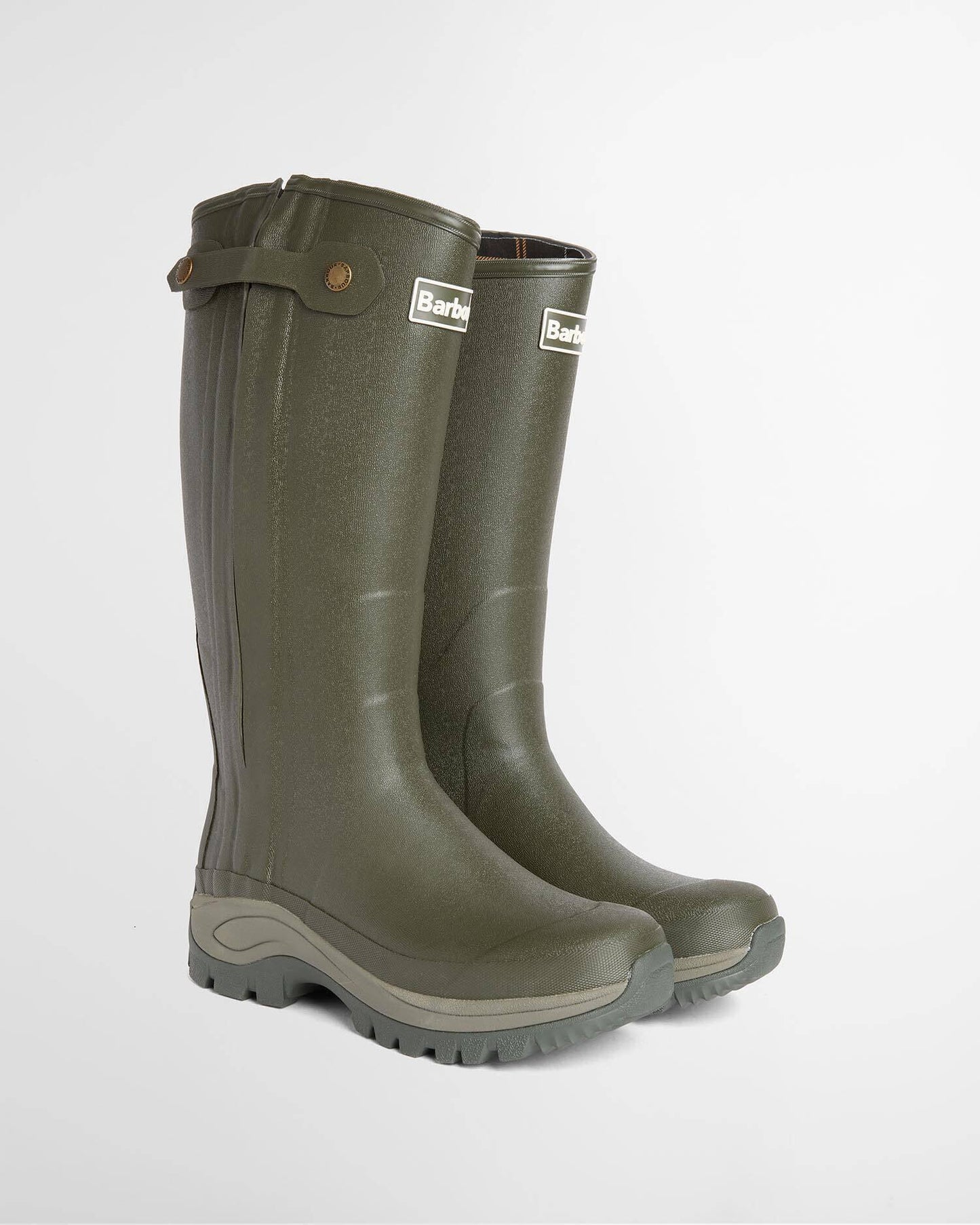 Barbour Teesdale Wellingtons Oliven