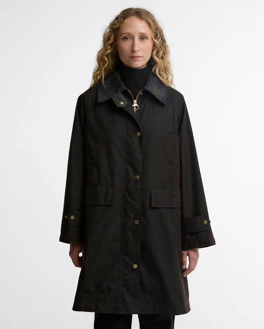 Barbour Agatha Agatha Vokset jakke Brun