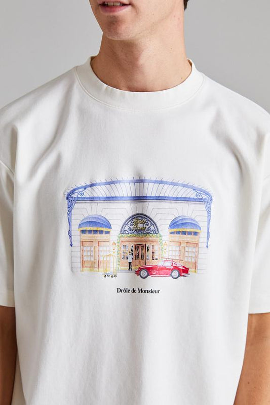 Le T-shirt Drôle Palace Off White - ZhosLaila