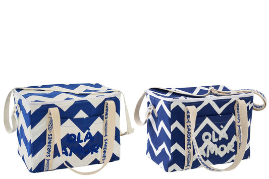 Lunch Bag Ola Amor Cotton hvit skrift