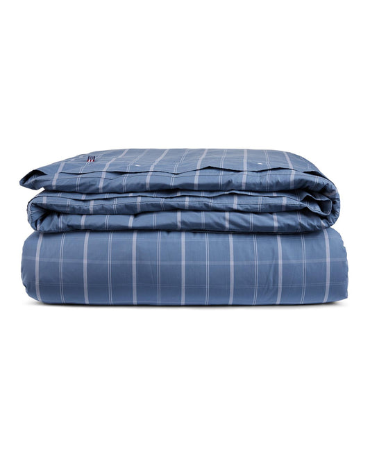 Checked Cotton Poplin Bed Set