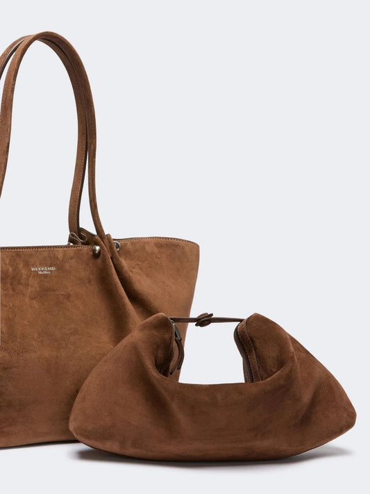 Max Mara Pesi semsket veske Brun