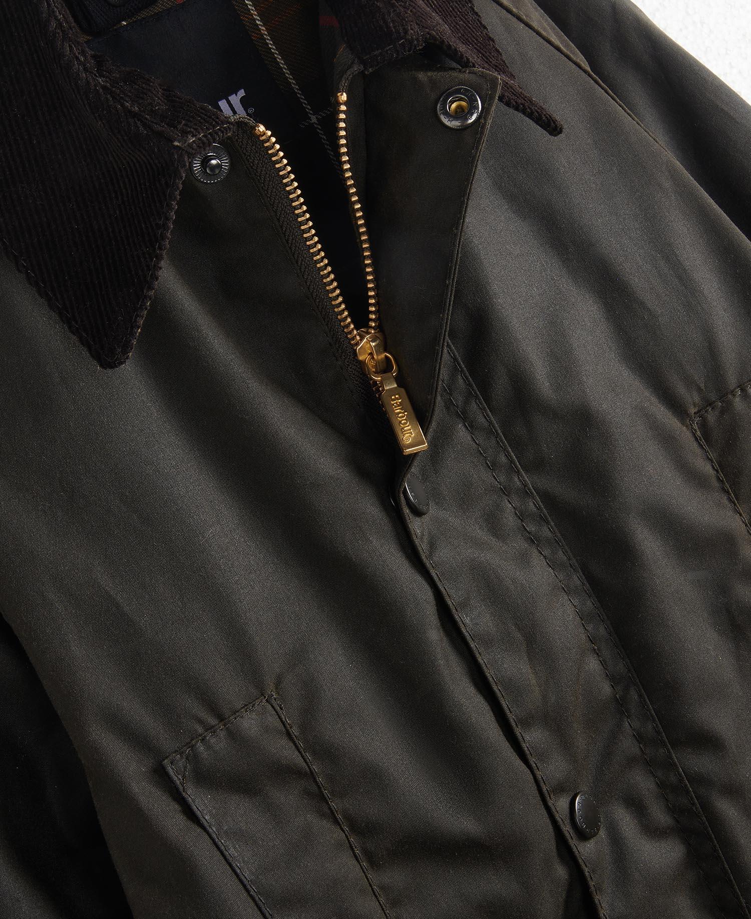 Barbour Classic Beaufort vokset jakke Herre Oliven - ZhosLaila