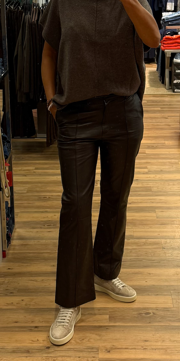 Dear Dharma Flare bukse i 100% saueskinn - ZhosLaila