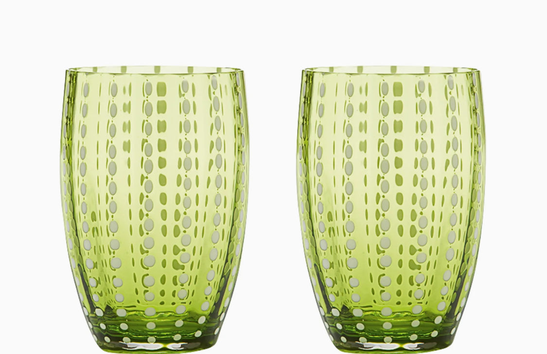 Zafferano Perle Tumbler  Lysegrønn 32cl - ZhosLaila