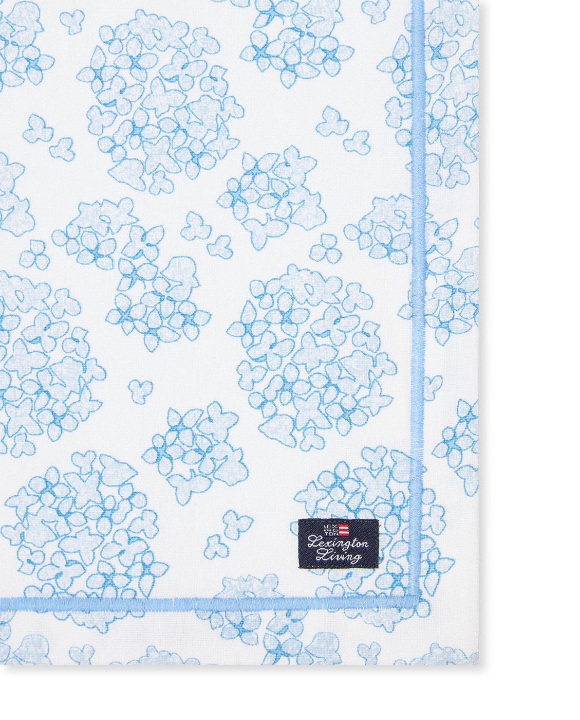 Lexington Home Blomsterprintet serviett Blå/hvit 50x50cm