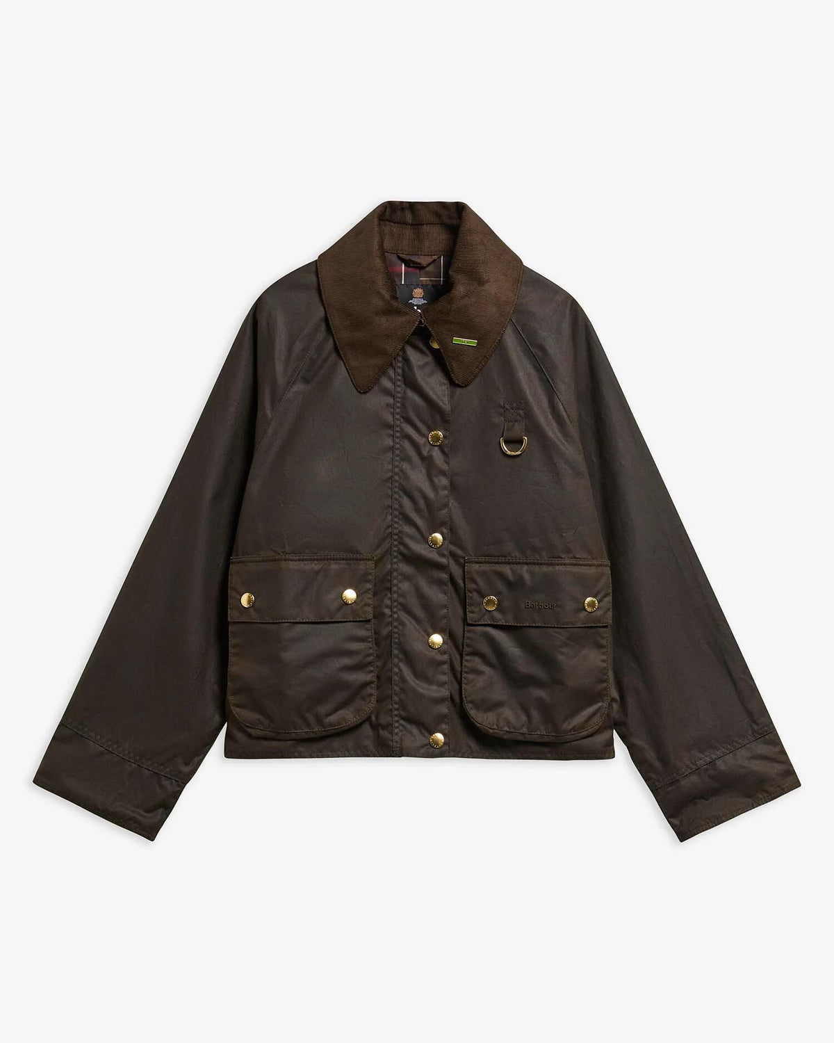 Barbour Icons Modern Spey Vokset Jakke Oliven