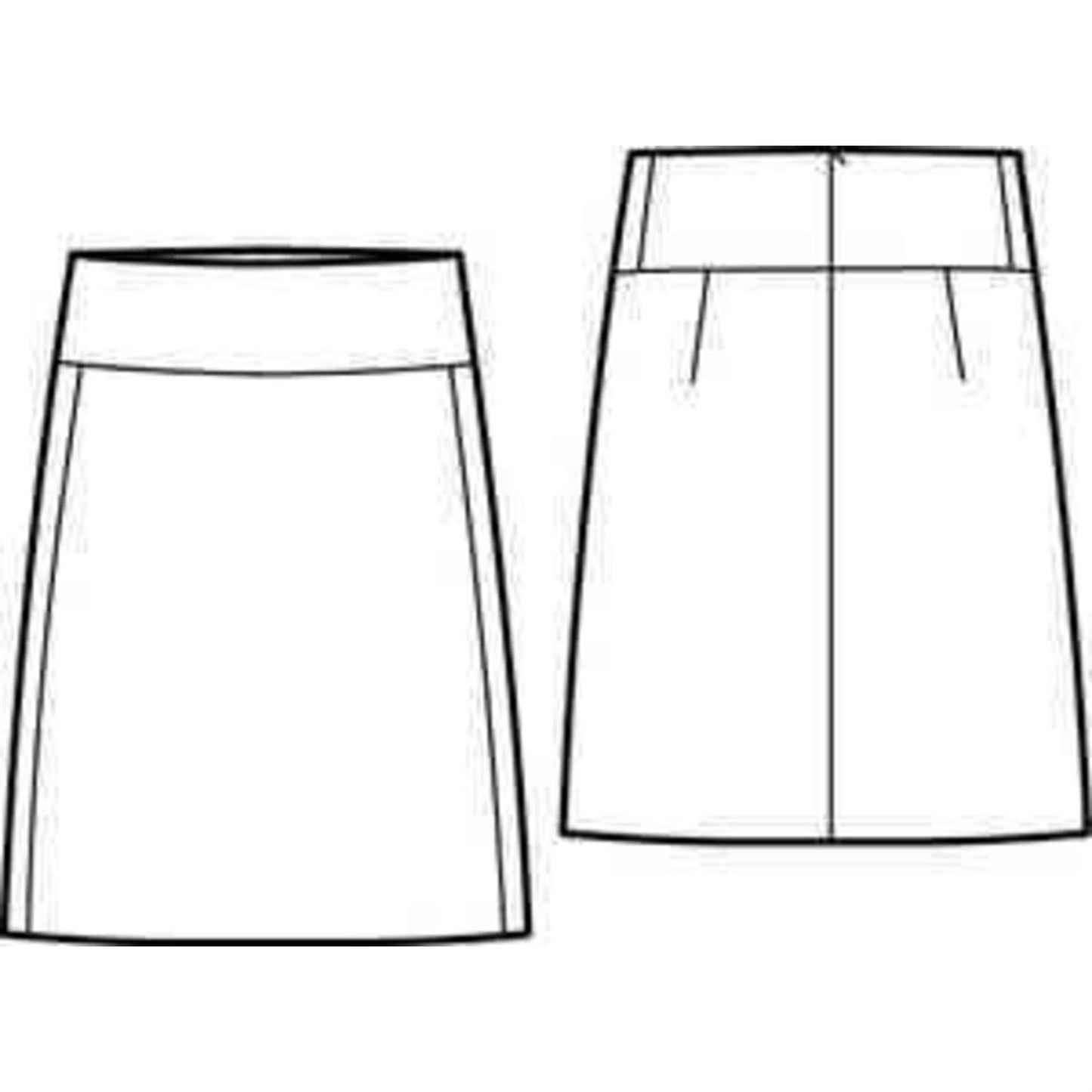 Max Mara Studio Ali skjørt Grå