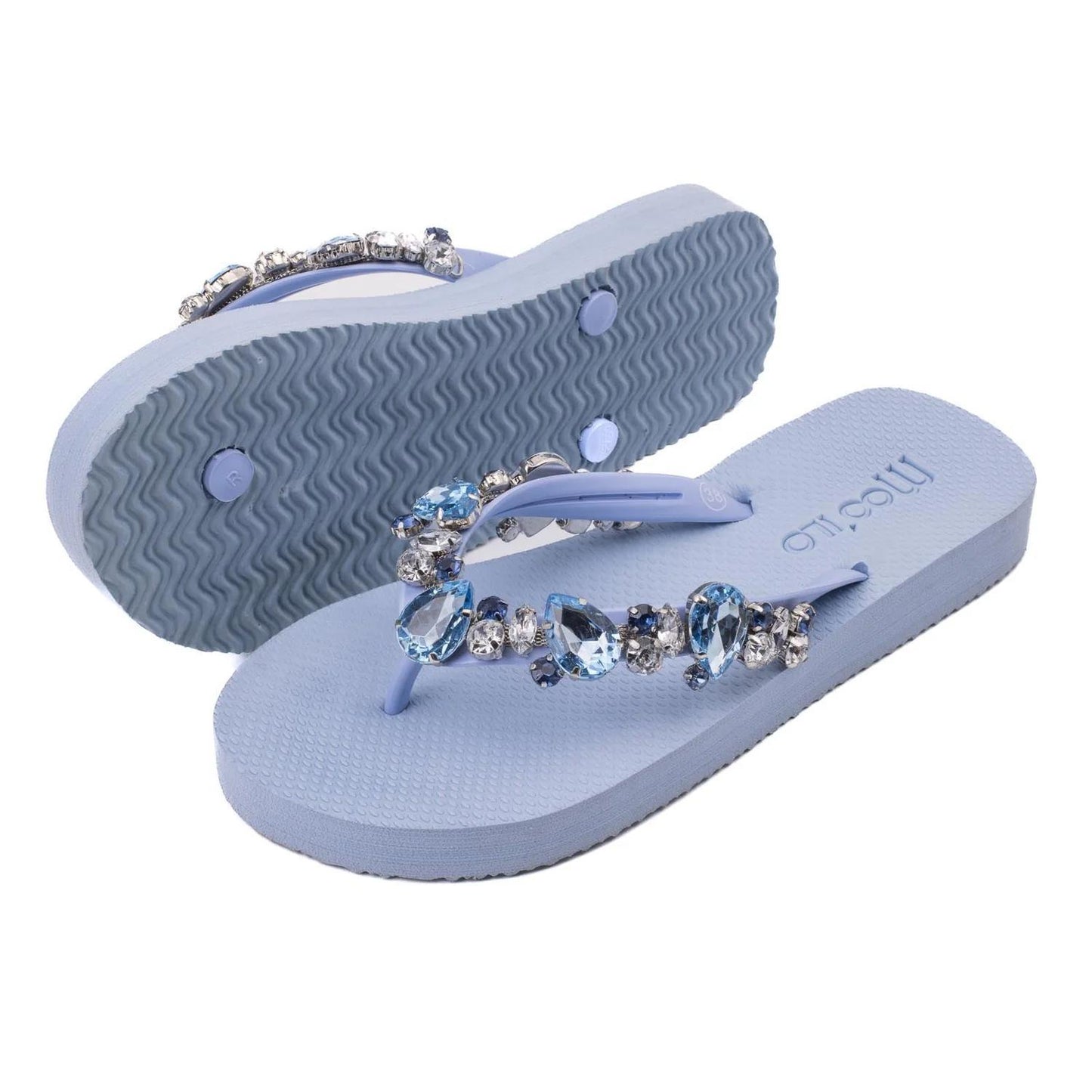 Moo`ilo Flip-flop Katja Lyseblå