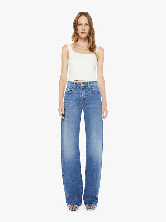 Mother jeans Lasso heel med mellomhøy midje