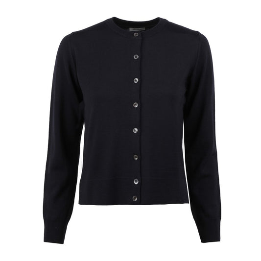 Stenstrøms Sigrid cardigan i merinoull Sort