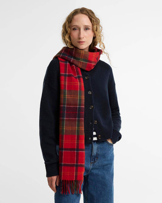 Barbour Serena Tartan Lammeullskjerf