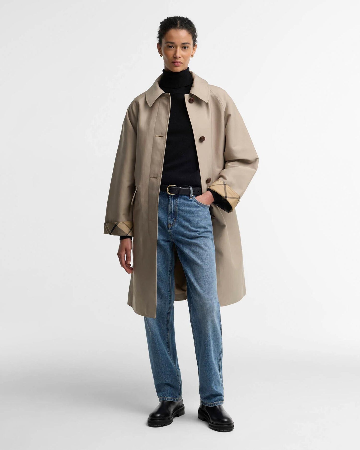 Barbour Ria vanntett frakk Beige