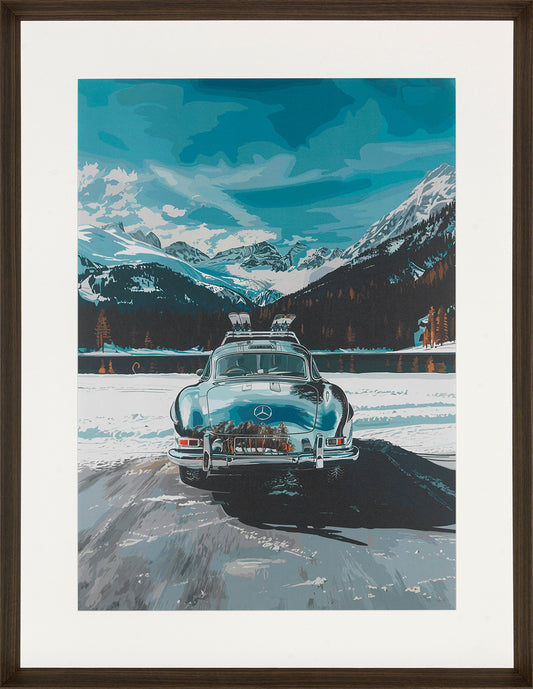 Mercedes on Ice St. Moritz H90 x B70cm - ZhosLaila
